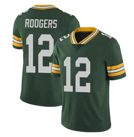 Green Curve Packers #9 Watson Jersey #10 Love Football Jersey
