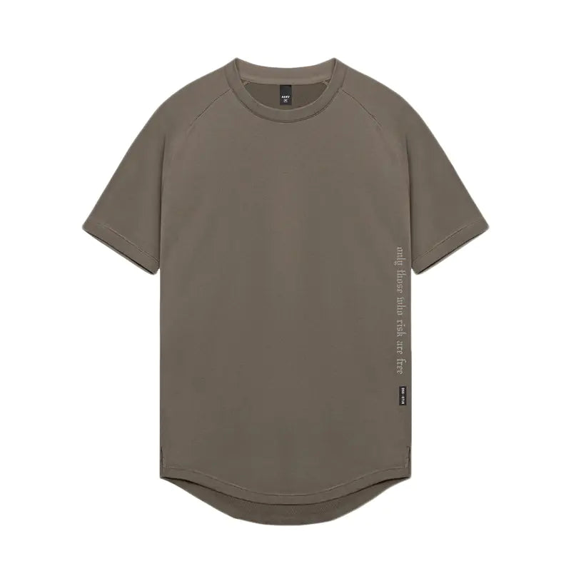 Men's Summer Loose Fit Printed Quick-Dry Sports T-Shirt