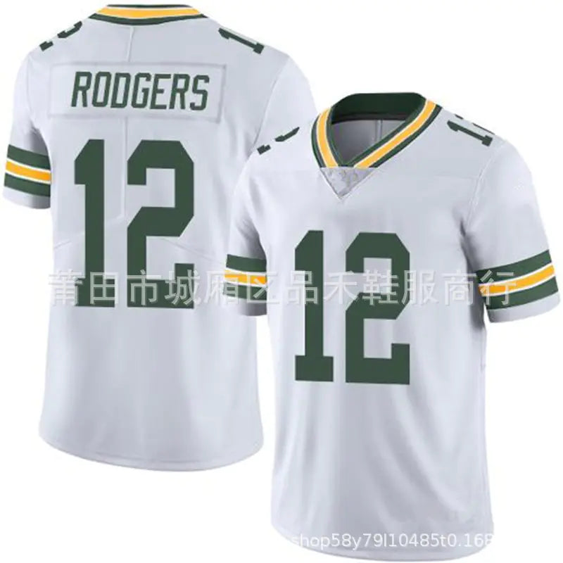 Green Curve Packers #9 Watson Jersey #10 Love Football Jersey