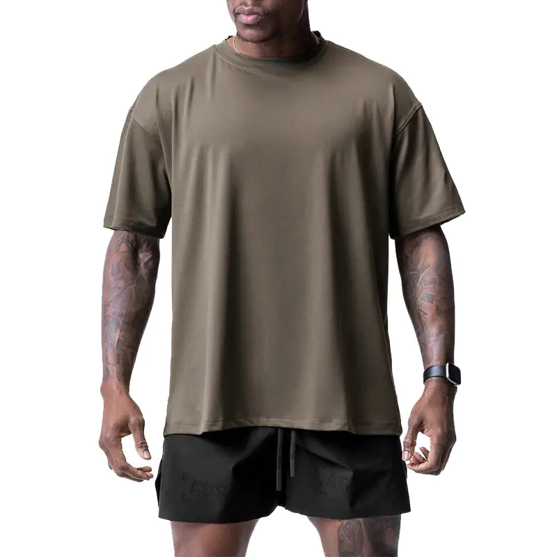 Men's Loose Fit Quick-Dry Casual T-Shirt - Summer Wear