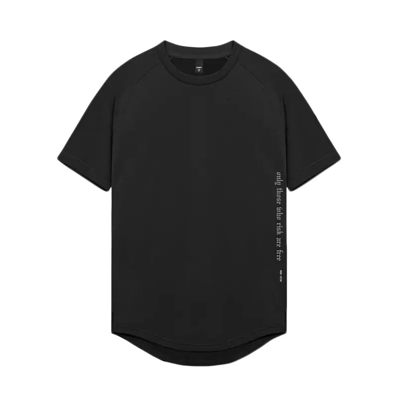 Men's Summer Loose Fit Printed Quick-Dry Sports T-Shirt