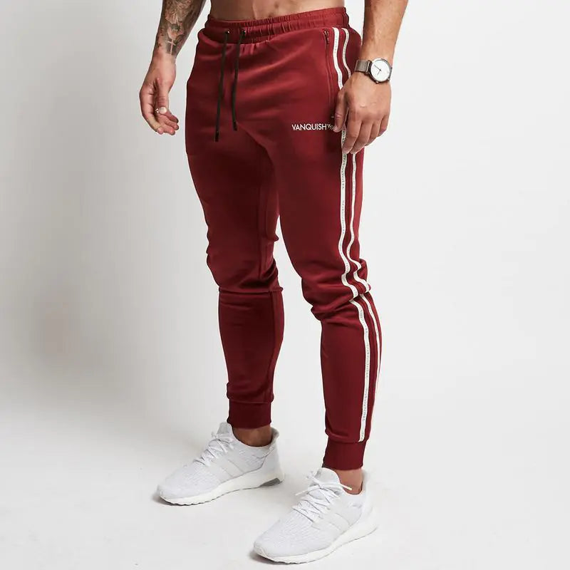 Men's Slim Fit Sports Pants for Autumn and Winter