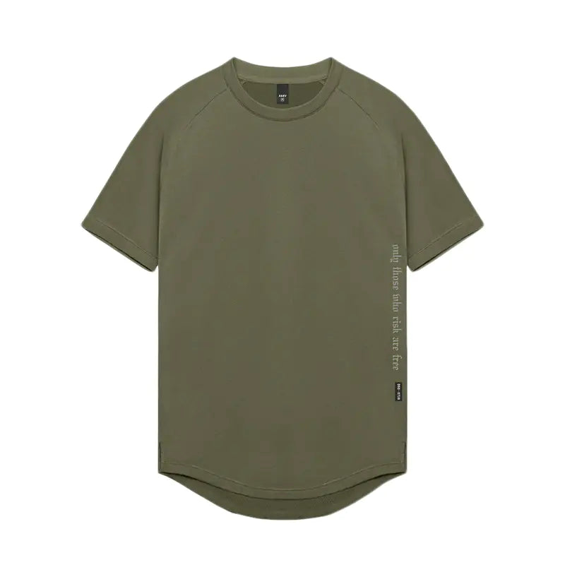 Men's Summer Loose Fit Printed Quick-Dry Sports T-Shirt