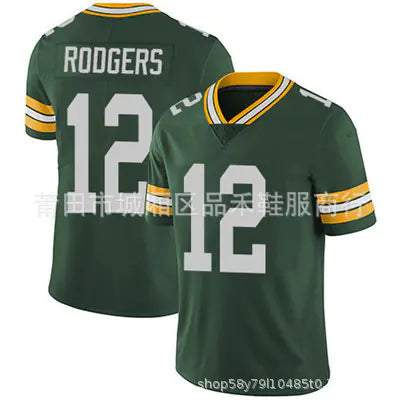 Green Curve Packers #9 Watson Jersey #10 Love Football Jersey