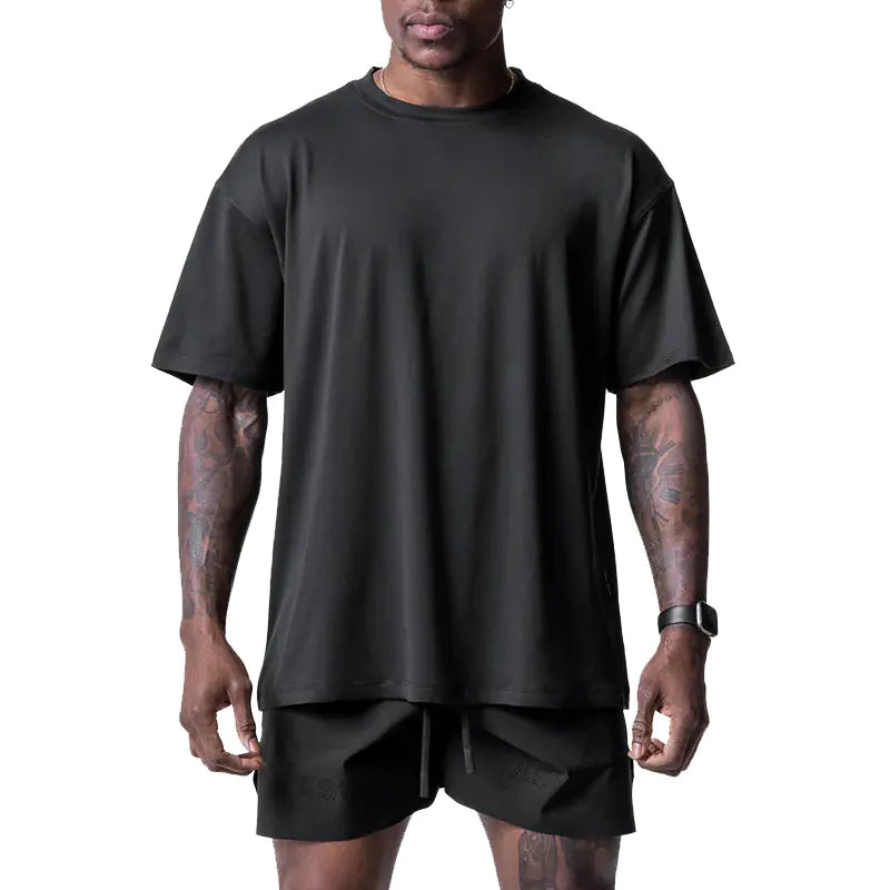 Men's Loose Fit Quick-Dry Casual T-Shirt - Summer Wear