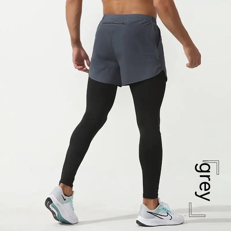 Men's Quick Dry Elastic Fitness Running Pants